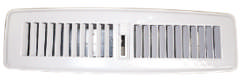 350.55 Floor Register Metal Kick Rail White