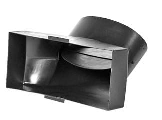 350.150.250 Oval Boot Plastic 45 Deg Pop