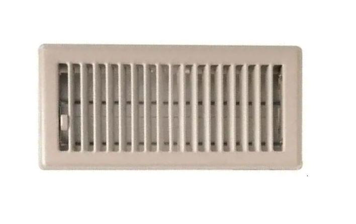 300.100 Floor Register Metal Beige 