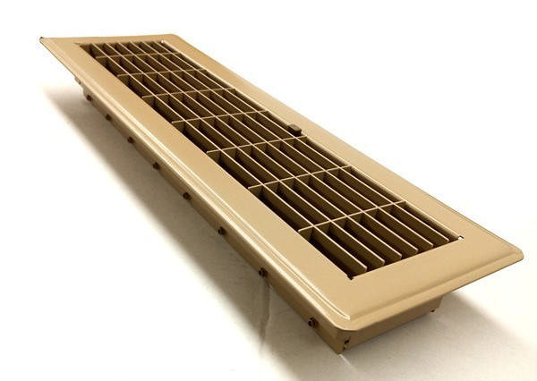 400.100 Floor Register Metal Beige
