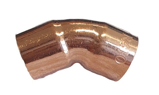 Copper Elbow 45 9.52mm 3/8