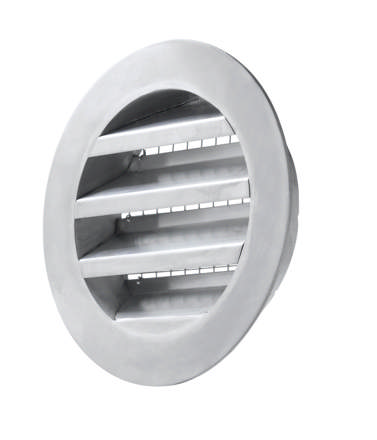 250 Dia Alum. External Louvre Weather Proof Grille