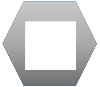 AGP4 Metal Plenum Adaptor 6 Sided