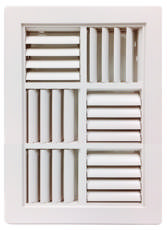 350.520 Neck Adjustable 6-Way Vent Matte