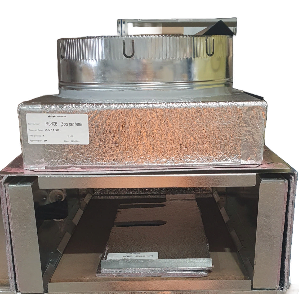 Refrigeration Coil Box, 6 Items, Box Cover/Pop,