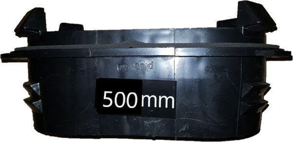 Clip-In Spigot For Ductboard 500  mm