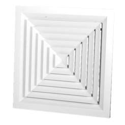 450.450 Metal 4 Way White Diffuser 1/2 T-Bar 