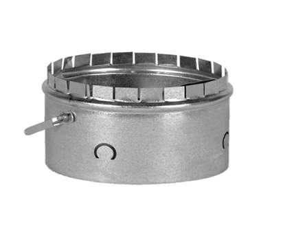 250mm Manual Damper in Starting Collar 