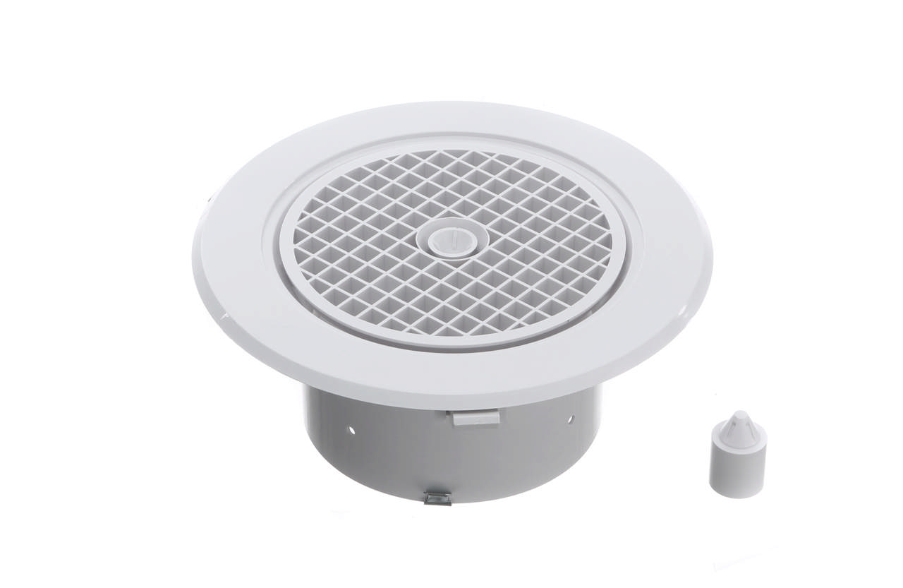 200 Dia Egg Round Plastic Exh. Grille