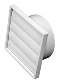 ExhGravityVent Suit 200mm DuctLouvre Face 250mm SQ