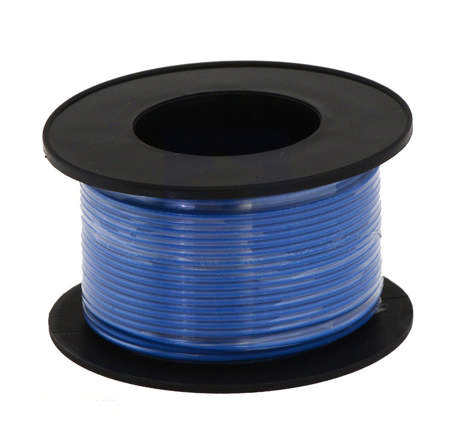 1.5 mm 3 Core & Earth Flat Blue Cable