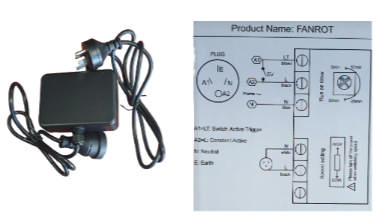 Run On Timer To Suite 240V Fans 3-20 Min Settings 