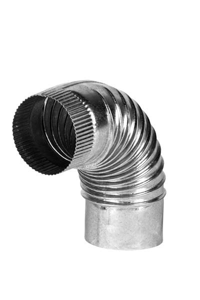 125mm 90 Deg Crimp Bend