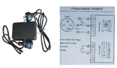 Run On Timer To Suite 240V Fans 3-20 Min Settings 