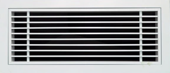 895.495 Linear Bar Return Air Grille 0 Deg Neck