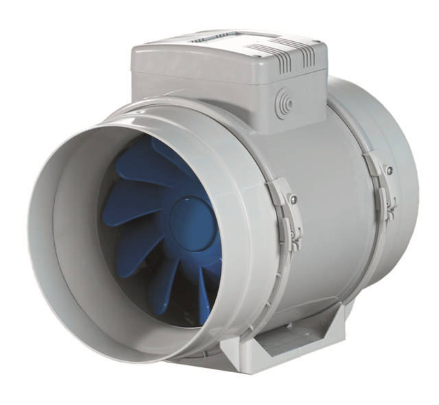 100mm Mixed Flow Fan 2 Speed Plug&Lead 53-69 L/s