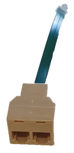 RJ12 Modular Line Splitter Male to Female
