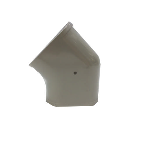 PVC Pipe Duct 100mm Flat Elbow 45 Deg (PSKF10)