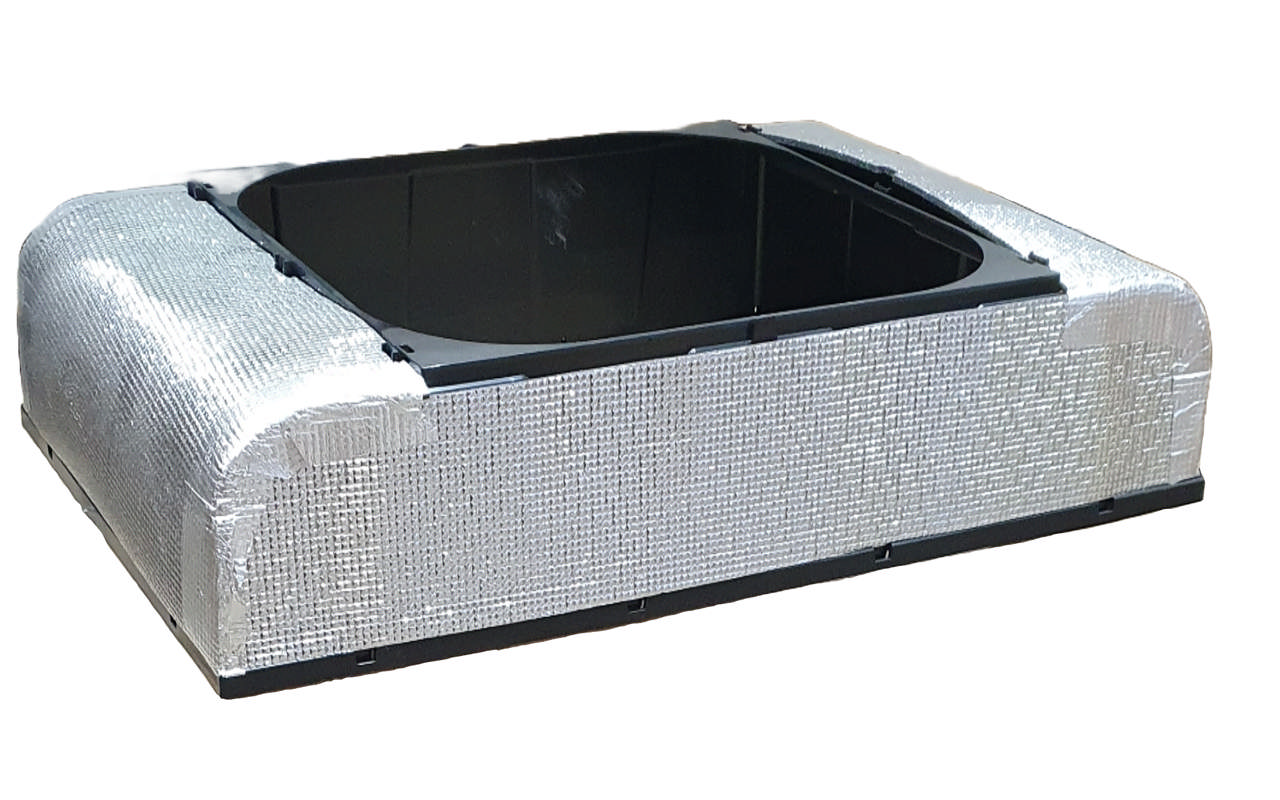 FASTCLIP R/A BOX 750 x 500 SINGLE SPIGOT INS