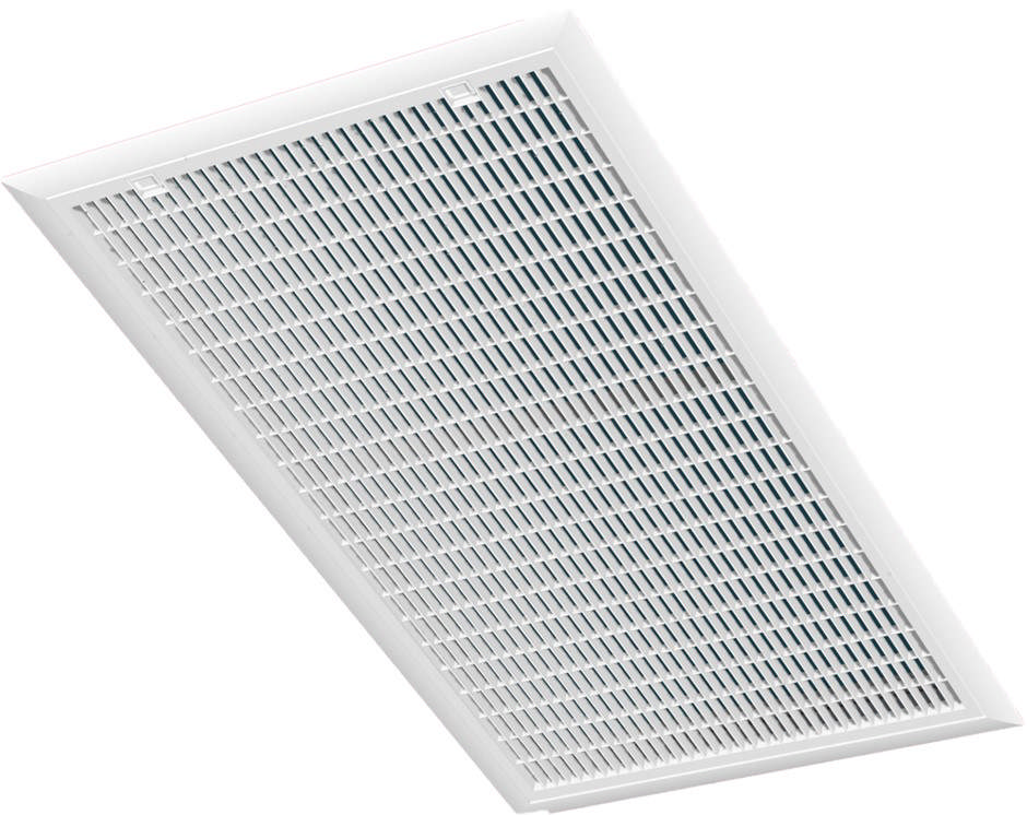 FASTCLIP RETURN AIR GRILLE V-FORM FILTER 750x500
