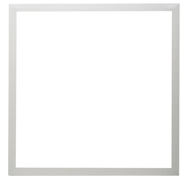 595x295 Aluminium Plaster Mounted Frame White 