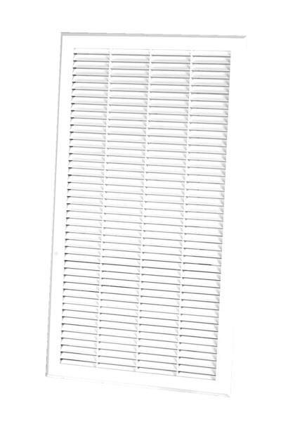 350.900 Plastic Louvre Return Air Grille White Glo