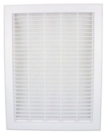 400.750 Plastic Return Air Grille Straight Blades 