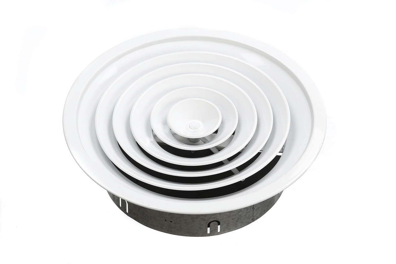 200mm Neck  Round Diffuser B/D And M/Clips