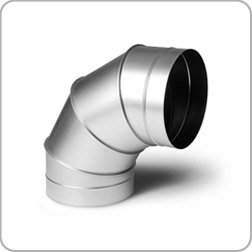 100mm Spiroduct Bend 90 Deg