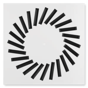 Swirl Diffuser 24 Blade Curve Vine (Face 595.595)