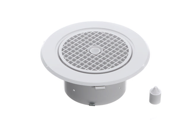 200 Dia Egg Round Plastic Exh. Grille