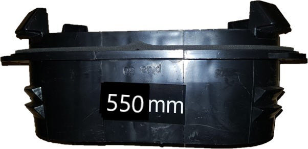 Clip-In Spigot For Ductboard 550  mm
