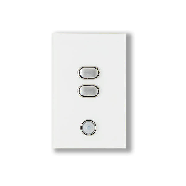 iLight Wireless Light Switch 2 Button White 