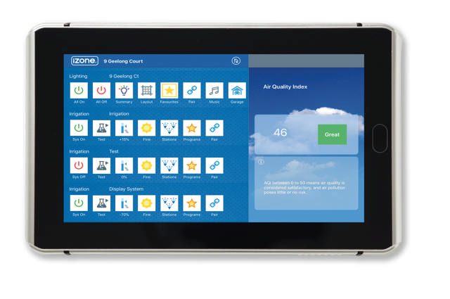 Nexus Touch Screen Silver With Air Quality 